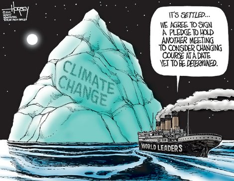 Climate change: iceberg right ahead? 