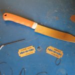 Knives, razor bales and a sewing needle