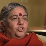 Vandana Shiva talking