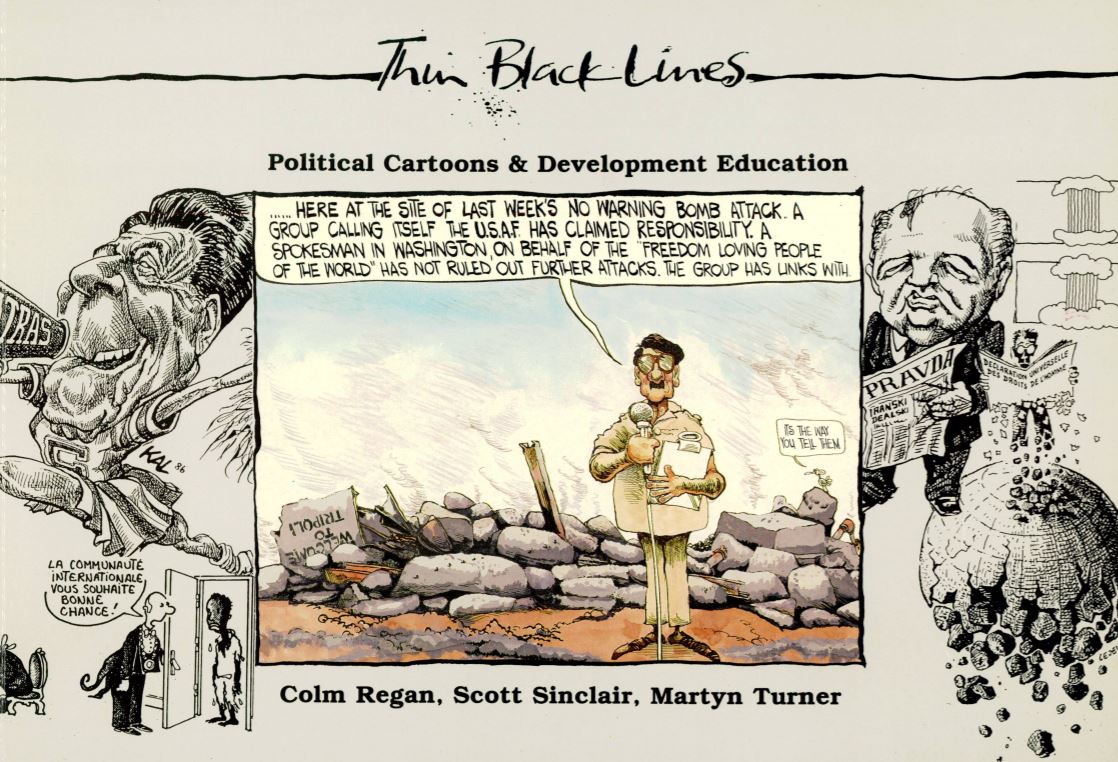Thin Black Lines - political cartoons and development education -  
