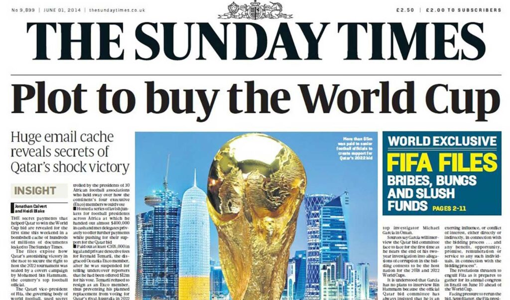 The Ugly Game: The Corruption of FIFA and the Qatari Plot to Buy the World  Cup