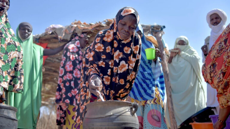culinary demonstration Ouallam displacement site, Niger. Photo: Ali Abdoulaye/Concern Worldwide