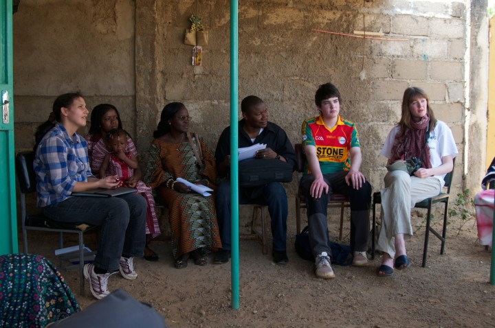 Photo: Meeting the Market Garden Committee in Dassui, Burkina Faso by Self Help Africa (February 2014).
